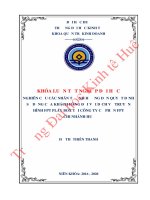Luận văn kinh tế Nghiên cứu các nhân tố ảnh hưởng đến quyết định sử dụng của khách hàng đối với dịch vụ truyền hình FPT