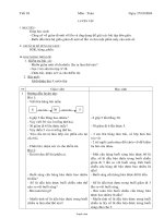 Giáo án Toán Lớp 3 - Tiết 38: Luyện tập - Năm học 2004-2005