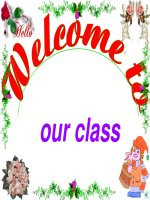 Tiếng anh 7-UNIT 10 GETTING STARTED