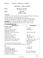 Giáo án tổng hợp môn khối 1 - Tuần 18