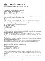 Ôn tập môn Giáo dục công dân 11 - Phần 1: Công dân với kinh tế