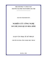 Nghiên cứu công nghệ sơ chế, bảo quản hoa hòe 