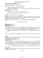 Đề và đáp án thi thử đại học, cao đẳng môn thi: Toán (số 193)