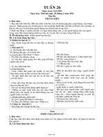 Giáo án Tổng hợp môn học lớp 4 - Tuần số 26 năm 2011