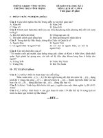 Đề Kiểm tra HKII Khối 6