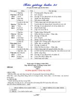 Giáo án Tổng hợp môn học lớp 4 - Tuần học 31