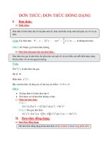 đơn thức đơn thức đồ