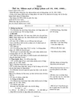 Giáo án môn Toán 4 - Tuần học 12