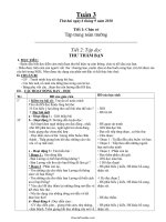 Bài soạn các môn học khối 1 - Tuần học 3 năm 2010
