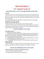 Bài học và bài tập cho học sinh khối 8