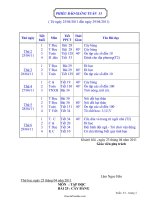 Giáo án dạy các môn học khối lớp 1 - Tuần 33 (chuẩn kiến thức)