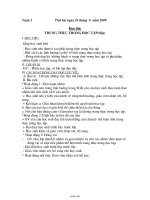 Giáo án Đạo đức Lớp 4 - Tuần 2 - Trung thực trong học tập (Tiếp) - Năm học 2009-2010