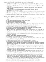 Dạng bài tìm các câu ca dao tục ngữ, thành ngữ: