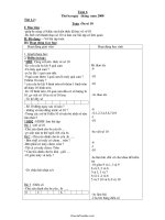 Giáo án môn học lớp 1 - Tuần thứ 6 năm 2008