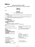 Giáo án Tổng hợp Lớp 4 - Tuần 11, Thứ 2 - Năm học 2006-2007