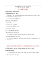 Bài học trực tuyến khối 7 (Tuần 22) các môn:Văn, Sử, Địa, GDCD, Nhạc, Mỹ Thuật, Tin, Anh, CN, Lý, Sinh, Toán