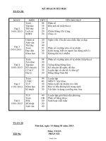 Giáo án Tổng hợp môn lớp 4 - Tuần số 20 năm học 2013