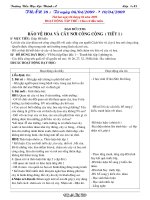 Bài soạn các môn khối lớp 1 - Trường Tiểu Học Lộc Thành A - Tuần 30