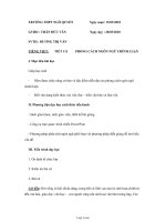 Giáo án môn Ngữ văn 11 - Tiết 111: Phong cách ngôn ngữ chính luận