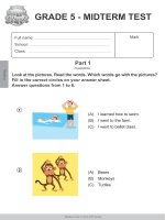 BÀI ÔN TẬP CHO HỌC SINH TRONG THỜI GIAN NGHỈ PHÒNG CHỐNG DỊCH COVID 19 LẦN 2