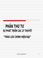 HỌC THUYẾT KINH tế của TRƯỜNG PHÁI tân cổ điển (LỊCH sử học THUYẾT KINH tế SLIDE) 
