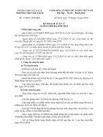 KẾ HOẠCH TUẦN 17 NĂM HỌC 2020-2021