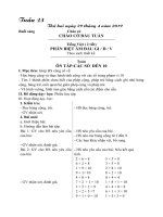 Giáo án lớp 1D- Tuần 33