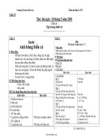 Giao án lớp 1 + 3 - Trường Tiểu học Đèo Gia - Tuần 35