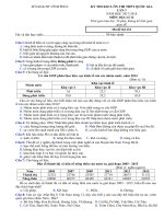 đề đáp án kscl lần 3 môn địa lí năm học 2017 2018 thpt phạm công bình