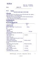 Giáo án Lớp 5 - Tuần 11 - Năm học 2010-2011 - Âu Văn Đào