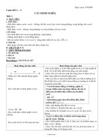 Giáo án Hình học 10 nâng cao tiết 1, 2: Các định nghĩa