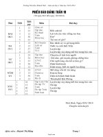 Giáo án các môn học lớp 4 - Tuần dạy 19 - Trường Tiểu Học Khánh Thới