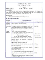 Giáo án lớp 4 - Tuần 1 môn Luyện từ và câu - Cấu tạo của tiếng Việt