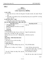 Giáo án Luyện từ và câu 4 kì 1 - Trường tiểu học Ngọc Tố 2