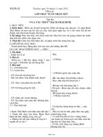 Bài soạn Tổng hợp môn học lớp 4 - Tuần 12