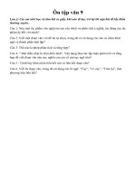 NỘI DUNG HỌC TẬP TẠI NHÀ CHO HỌC SINH KHỐI 9 năm học 2020 - 2021(từ 01.2.2021)