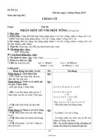 Giáo án các môn học lớp 4 - Tuần dạy 12 năm học 2013