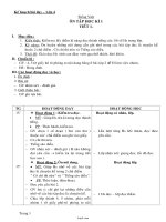 Thiết kế bài dạy các môn lớp 4 - Tuần học 17