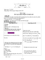 Giáo án các môn học lớp 4 - Tuần học số 01 năm 2013