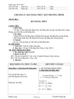 Giáo án Toán 10 tiết 49 đến 74