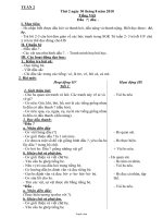 Giáo án các môn lớp 1 - Tuần 2 năm 2010