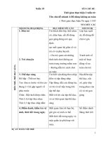 Giáo án 3-4 tuôi - Tuần 25-chủ đề 