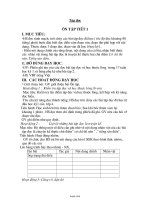 Giáo án Tập đọc Lớp 4 - Tuần 18 - Ôn tập Tiết 1