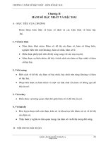 Giáo án Đại số 10 - Ban khoa học tự nhiên - Chương II: Hàm số bậc nhất và bậc hai