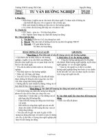 Giáo án Ngoài giờ lên lớp 9 - Tháng 3 Chủ đề 7: Tư vấn hướng nghiệp