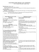 Giáo án môn Ngữ văn 10 - Tào tháo uống rượu luận anh hùng