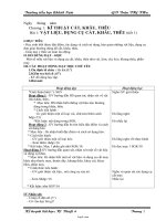 Giáo án Kĩ thuật 4 - Trường tiểu học Khánh Nam