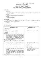 Giáo án Tự nhiên xã hội 2 tuần 22: Cuộc sống xung quanh (tt)