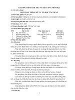 HỌC PHẦN THONG KÊ VÀ TIN HỌC ỨNG DỤNGTên học phần: Thống kê tin học ứng dụng (Statistic and Applied informatics) Chuyên ngành đào tạo: Chuyên khoa II Da liễu