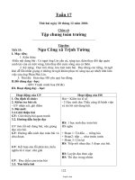 Giáo án Tuần 17 - Lớp 5